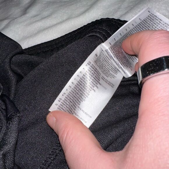 Adidas Women’s Black White Stripe Jogger Track Pants Large EUC - Picture 9 of 13